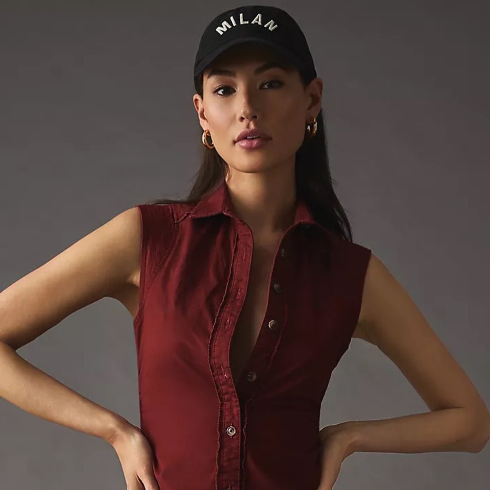 Pilcro Collared Mini Shirt Dress - Picture 6 of 14